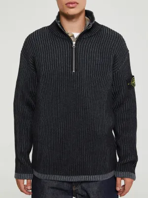 516C1 Maglia RWS Knit in V0M65 Melange Charcoal