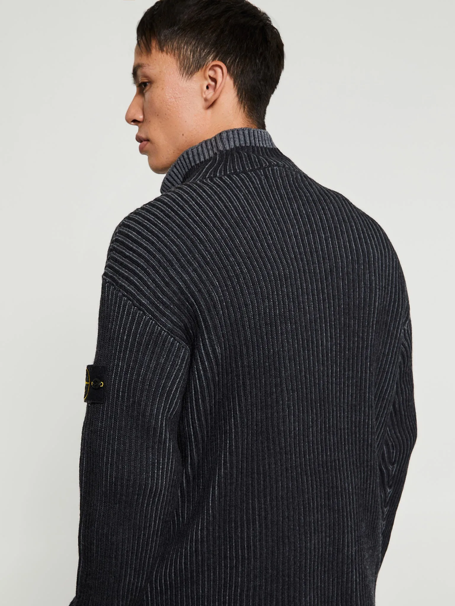 516C1 Maglia RWS Knit in V0M65 Melange Charcoal