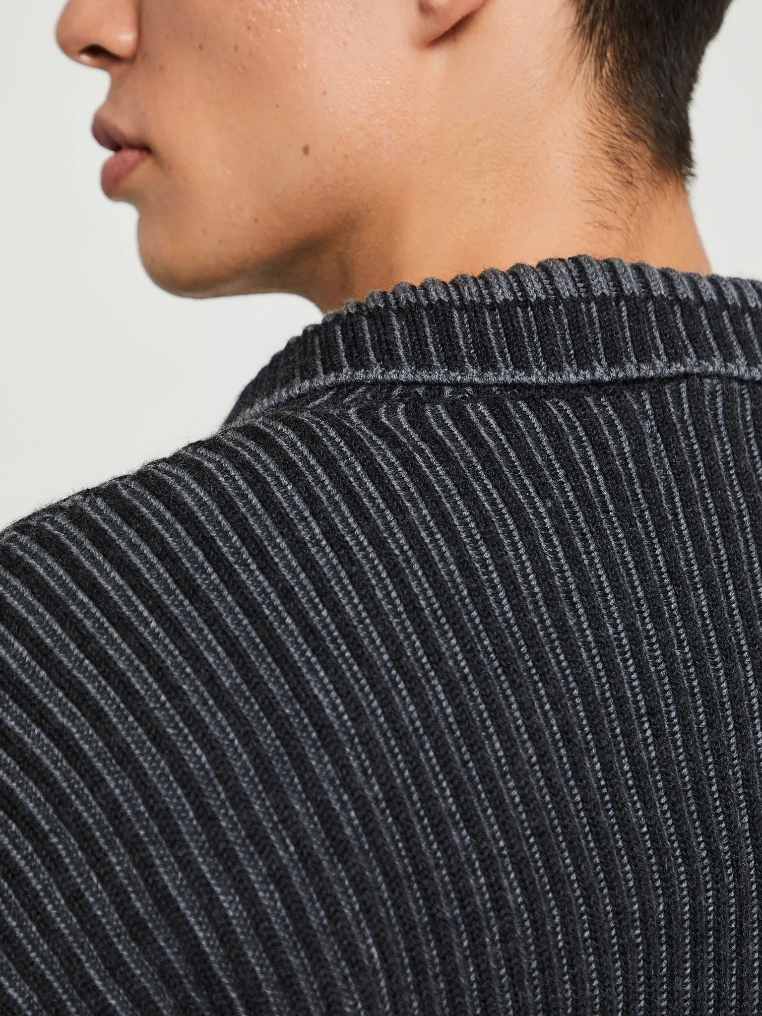 516C1 Maglia RWS Knit in V0M65 Melange Charcoal