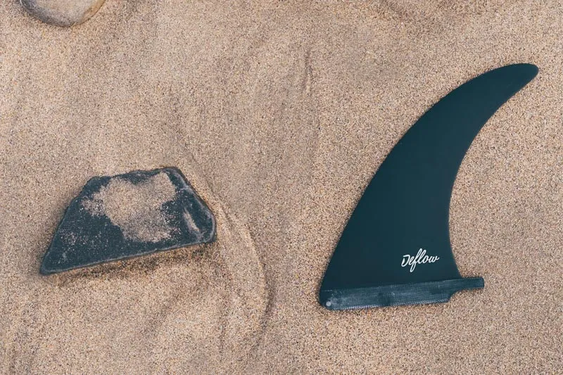 8.5" Routhe Single Fin Black