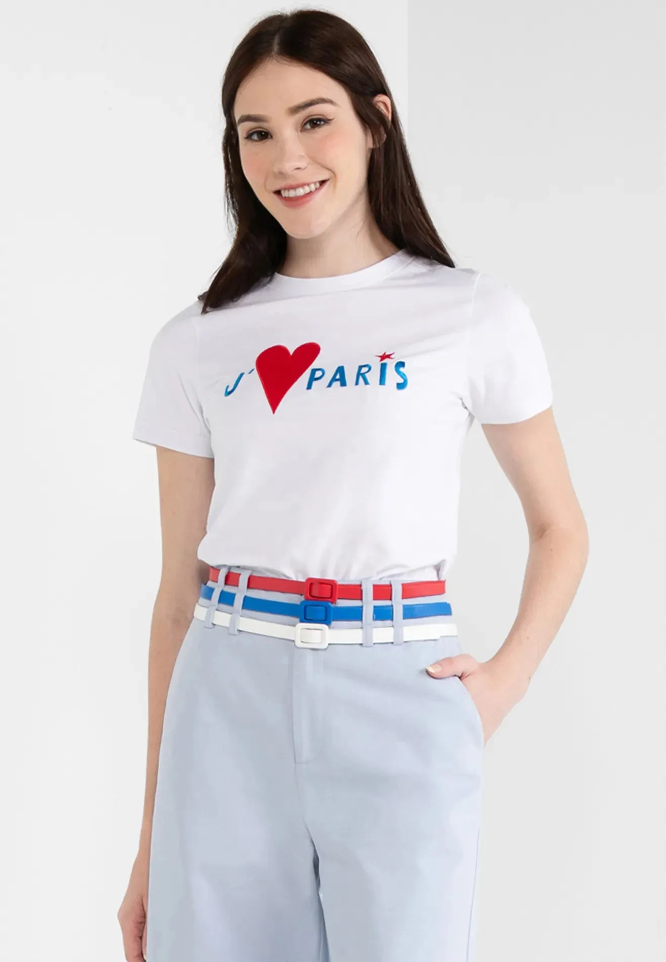Be Paris Collection: 'J' LOVE Paris' Graphic Tee