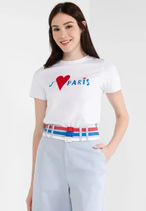 Be Paris Collection: 'J' LOVE Paris' Graphic Tee