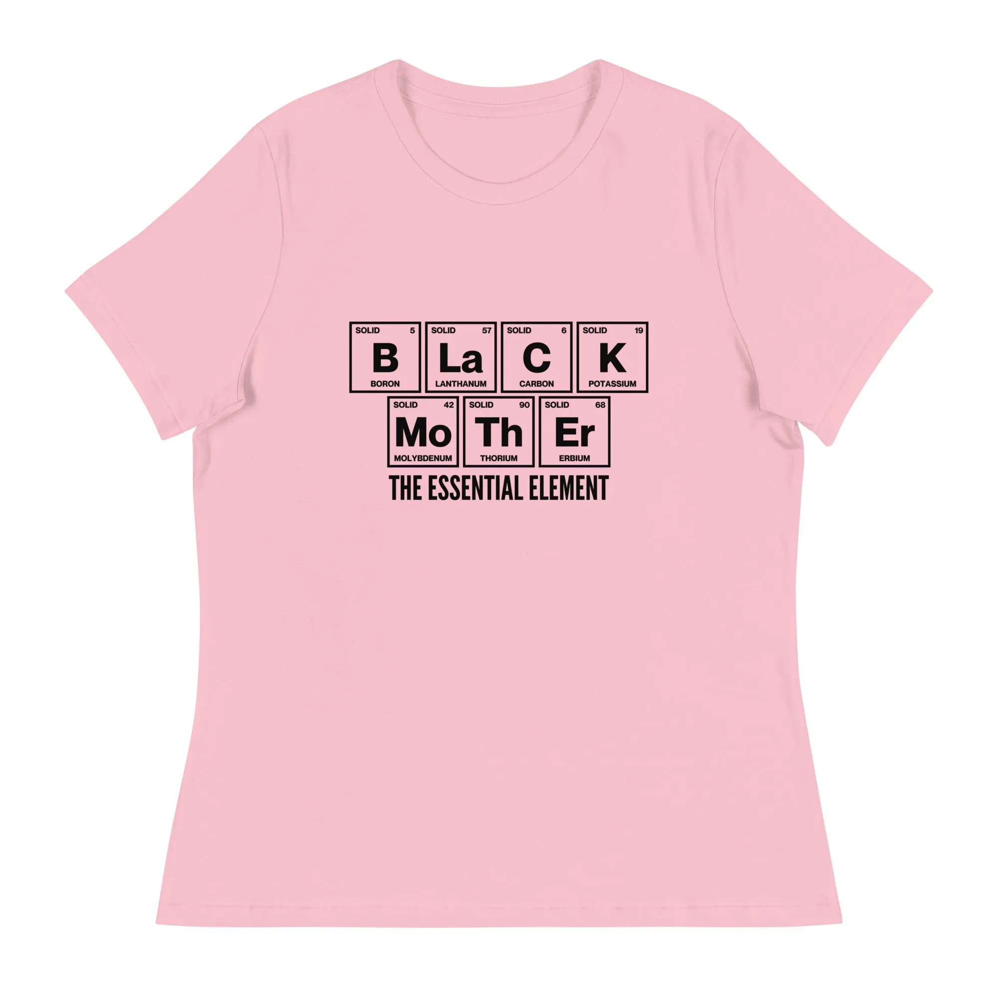 Black Mother The Essential Element Women's Short Sleeve T-Shirt