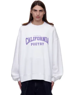 California Poetry Varsity Crewneck