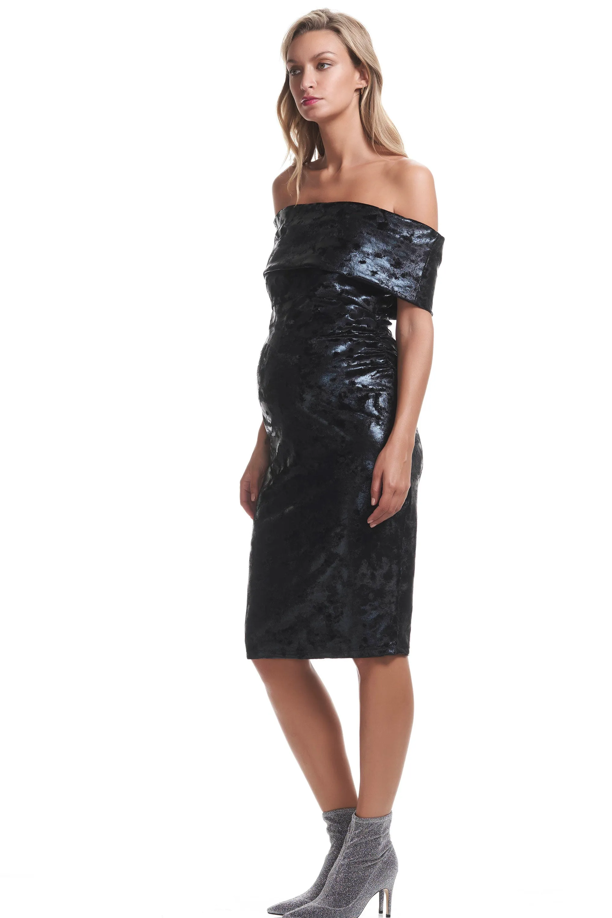 Claire BF Off Shoulder Maternity Dress by Soon