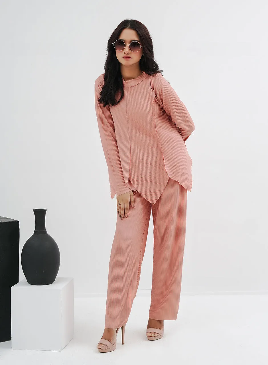 Crinkle Co-ord - Pink