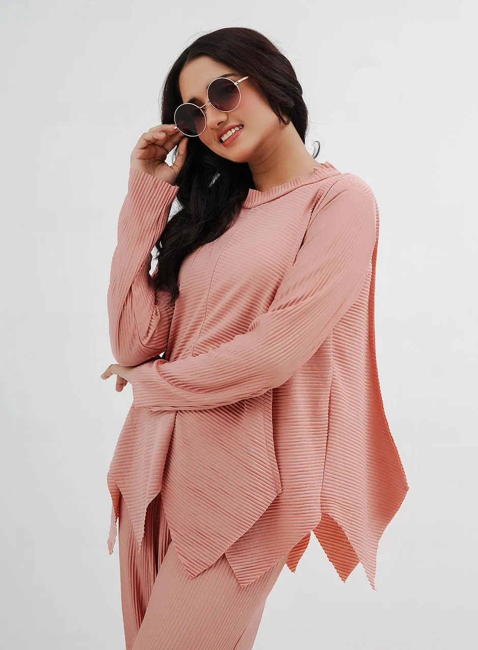 Crinkle Co-ord - Pink