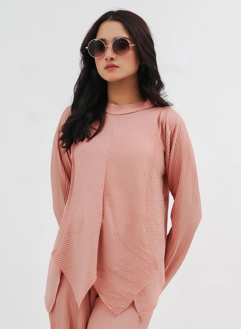 Crinkle Co-ord - Pink