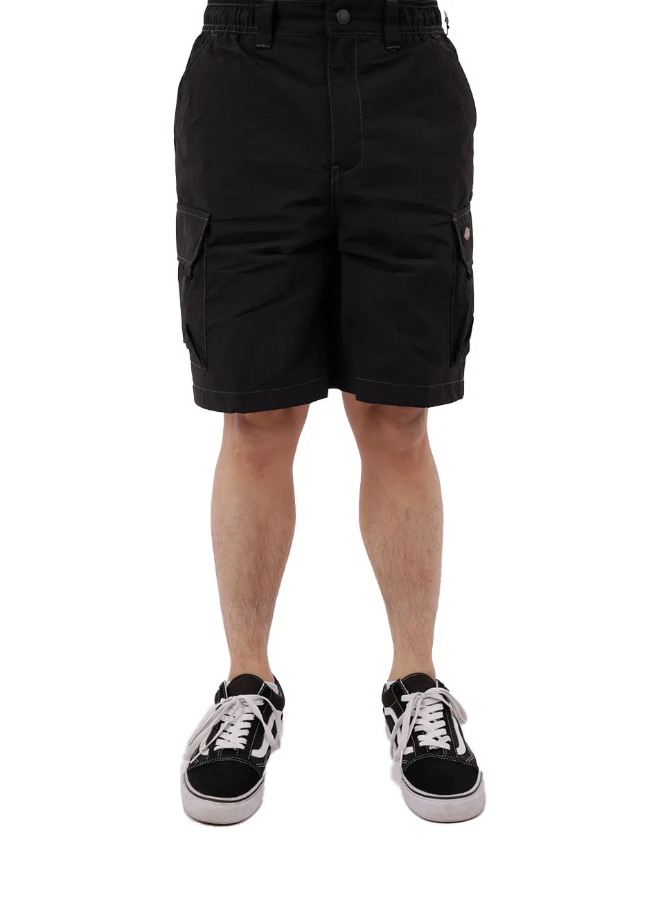 Dickies Black Poplin Cargo Shorts For Versatile Outdoor Style