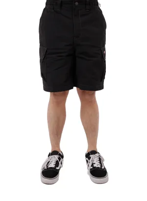 Dickies Black Poplin Cargo Shorts For Versatile Outdoor Style