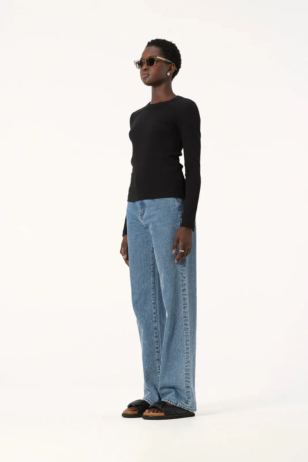 Elka Collective Nola Long Sleeve Top - Black