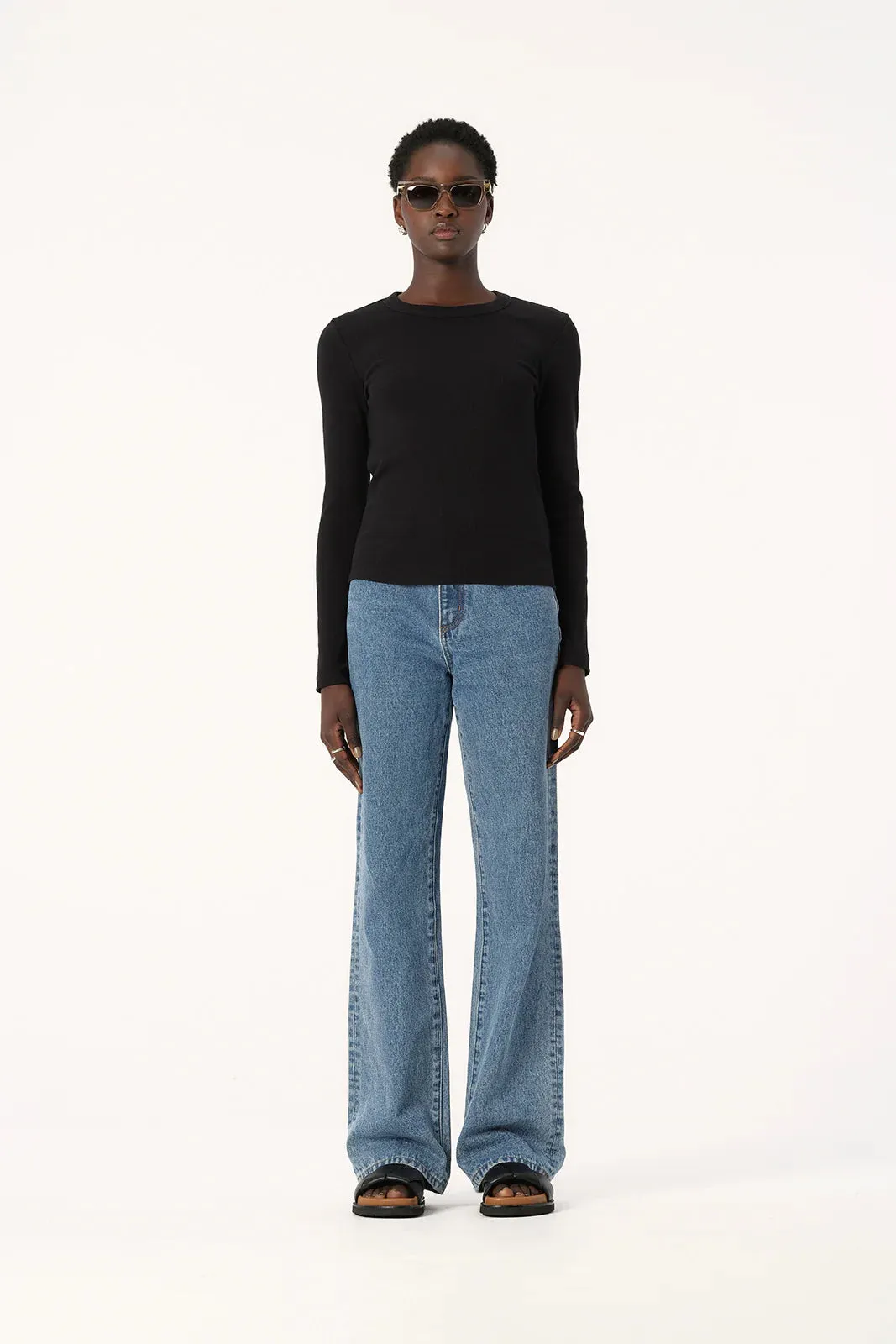 Elka Collective Nola Long Sleeve Top - Black