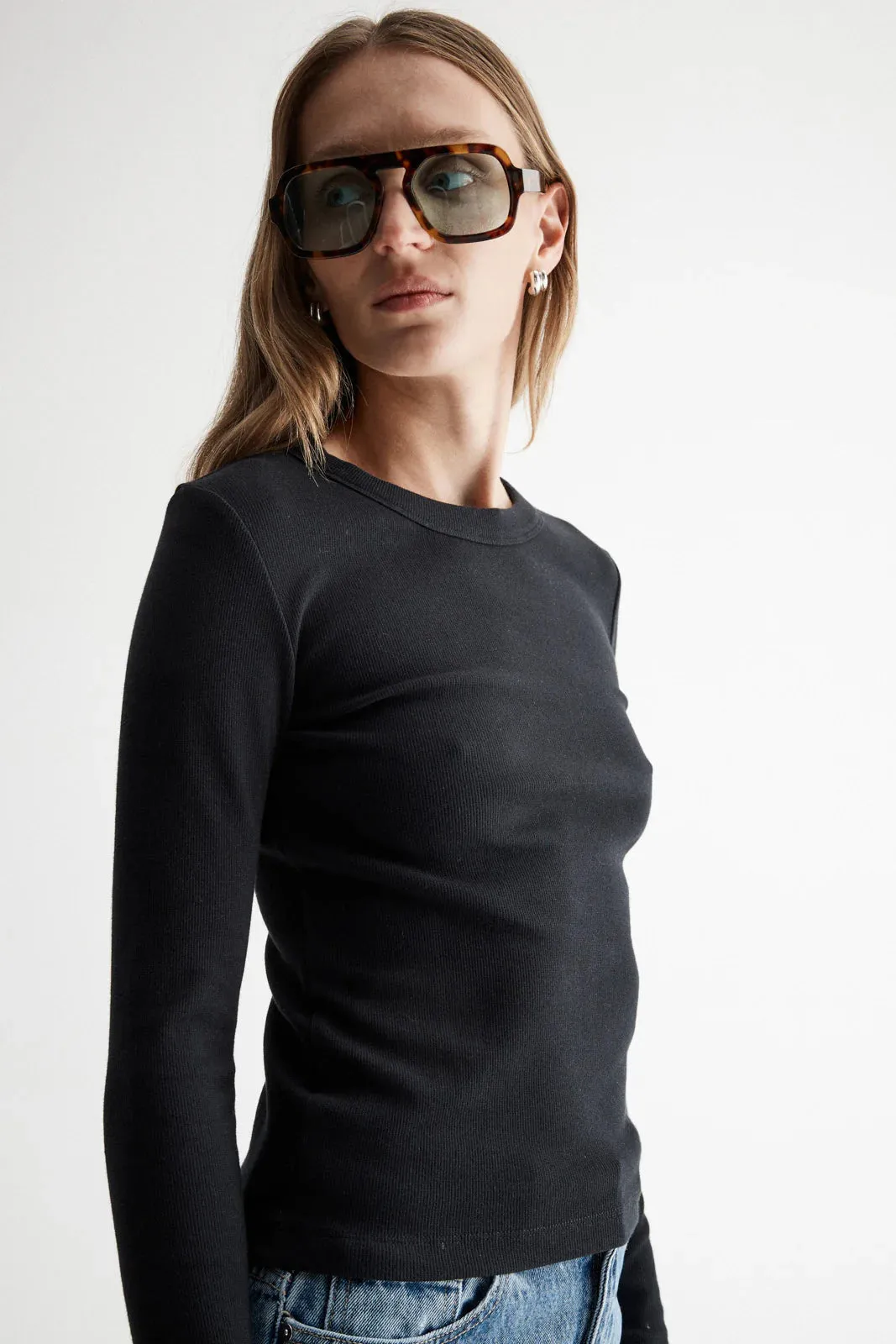 Elka Collective Nola Long Sleeve Top - Black