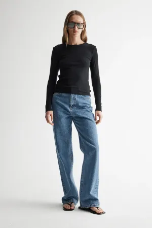 Elka Collective Nola Long Sleeve Top - Black