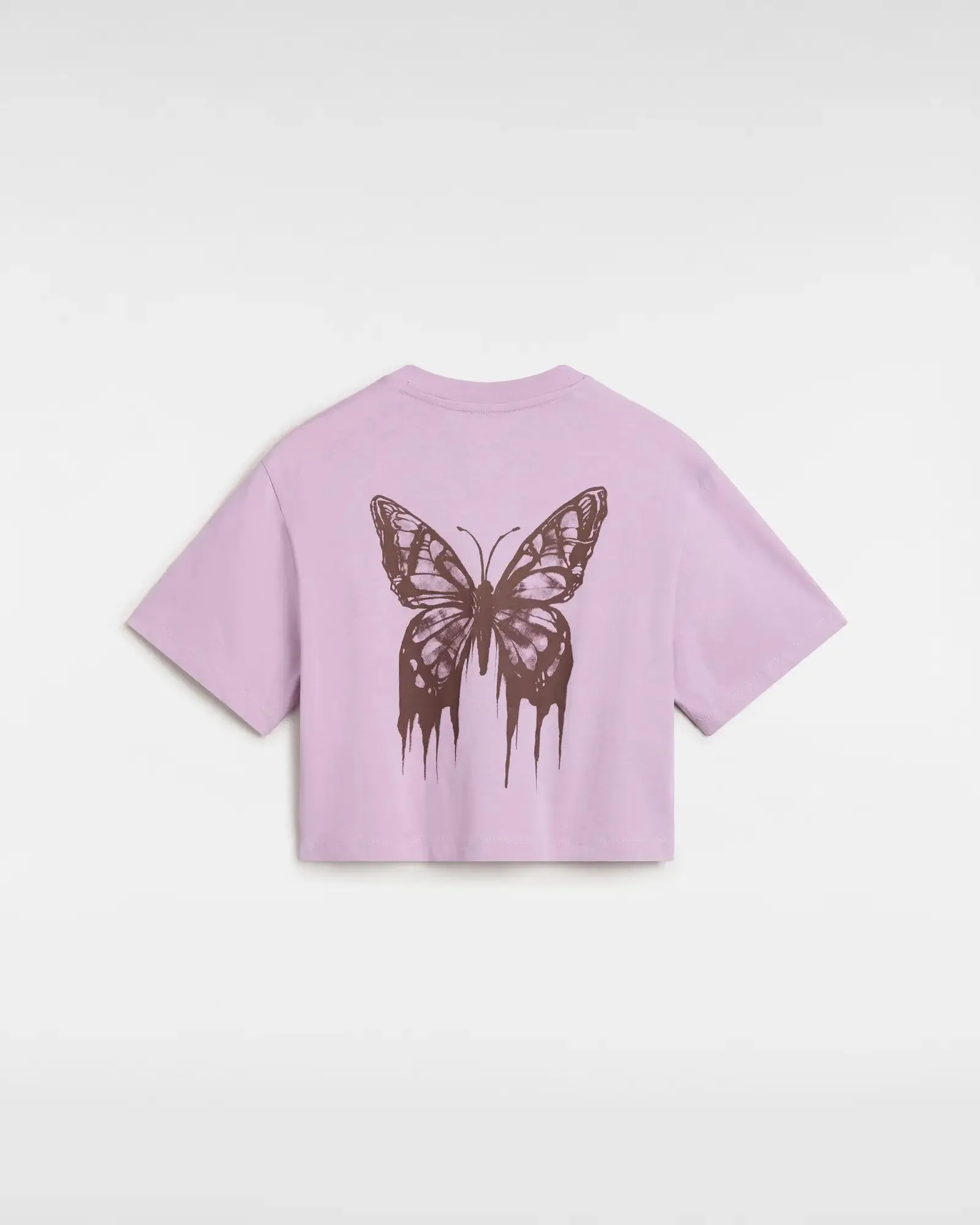 Girls Fallen Relax Crop T-Shirt in Lavender Mist