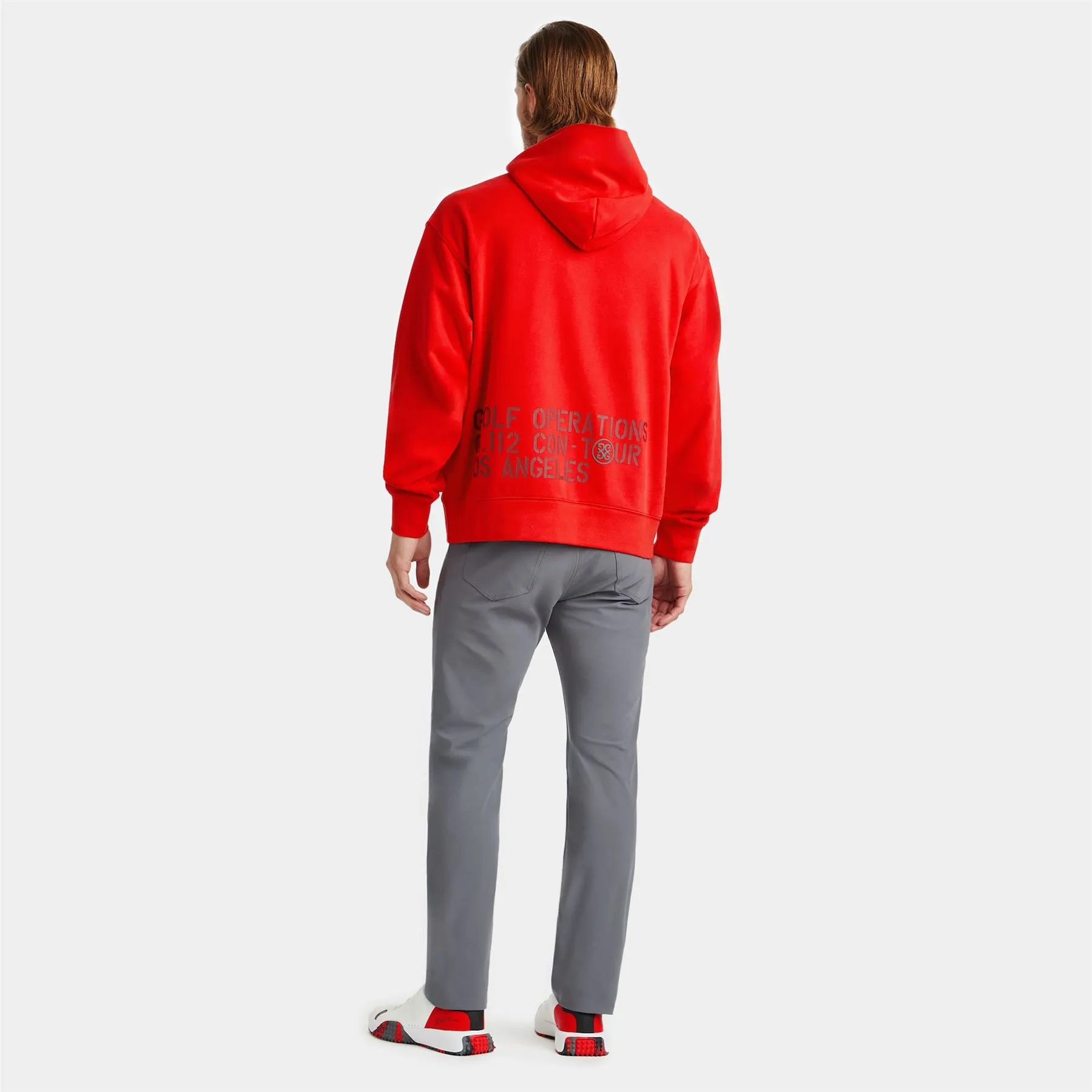 G/Olf Unisex Oversized French Terry Hoodie Lava - SS24