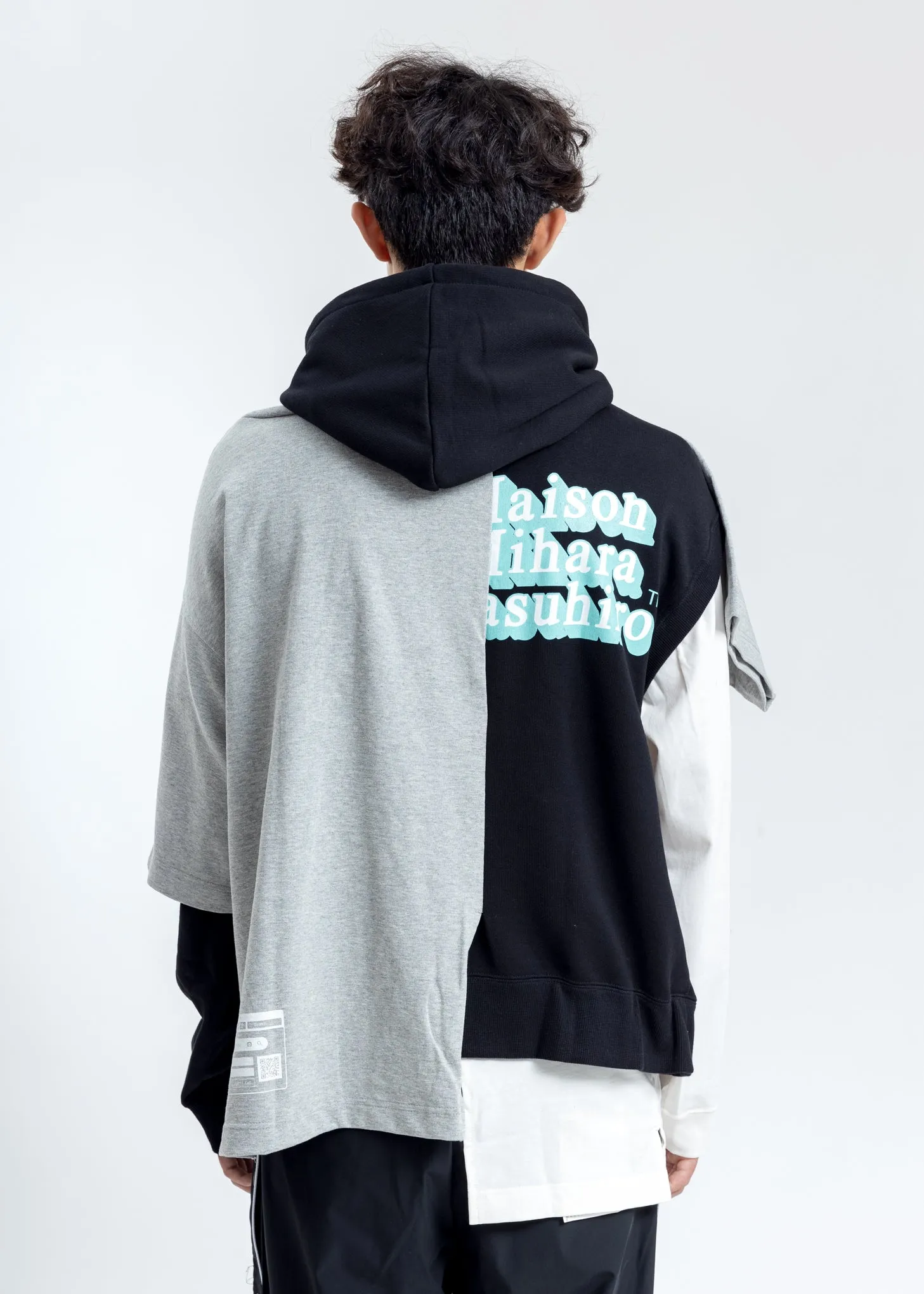 Grey Combined Hoodie