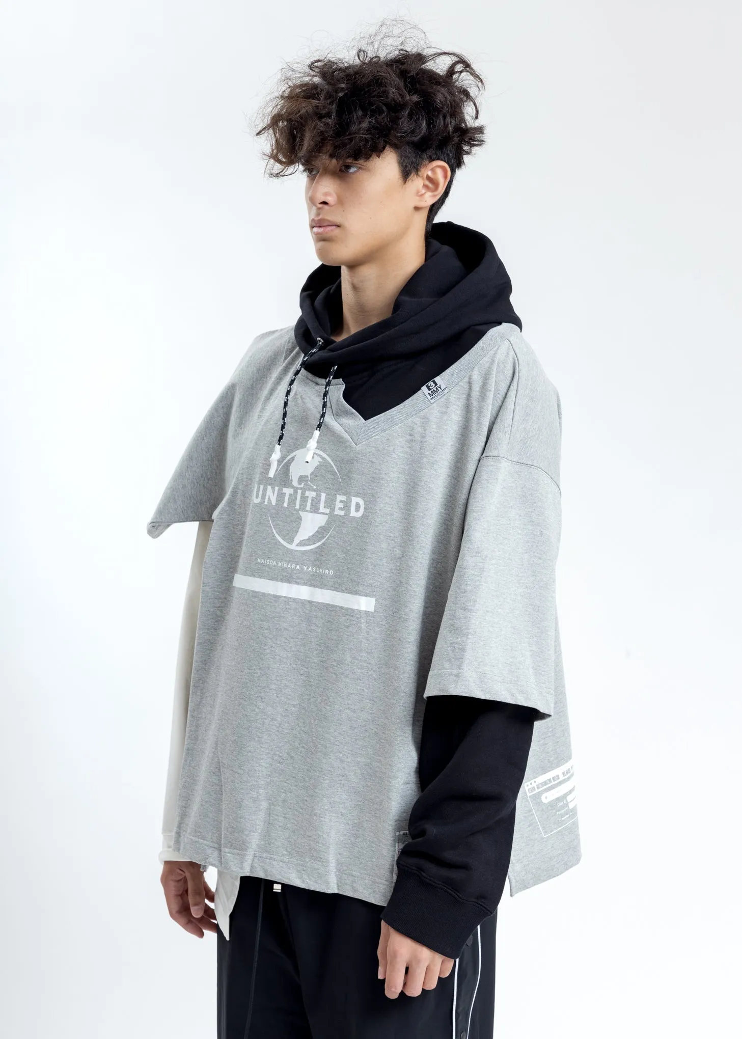 Grey Combined Hoodie