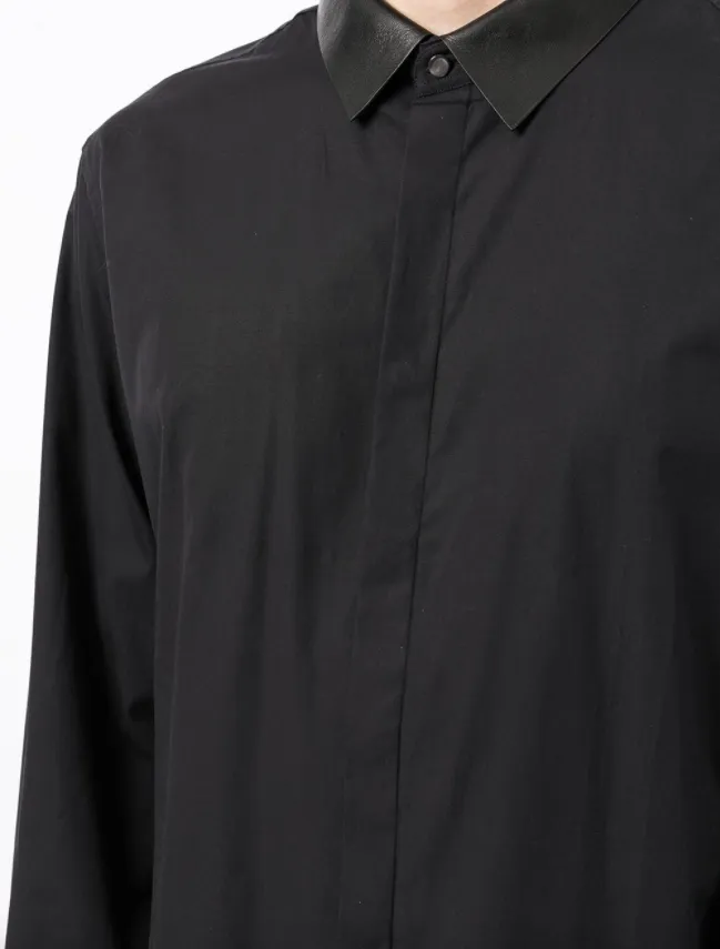 Gucci Leather collar Duke shirt