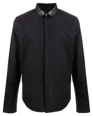 Gucci Leather collar Duke shirt