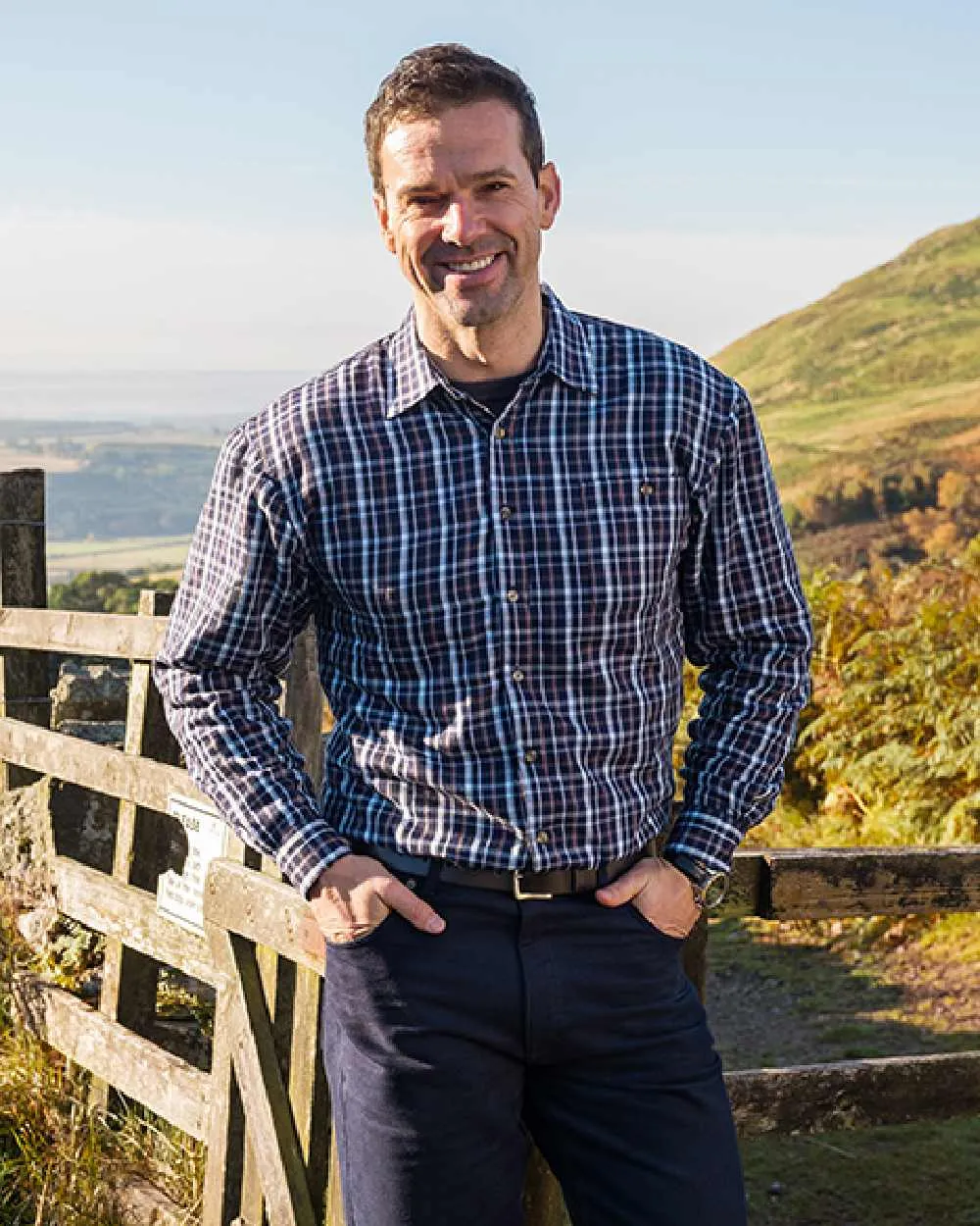 Hoggs of Fife Micro Fleece Lined Shirt
