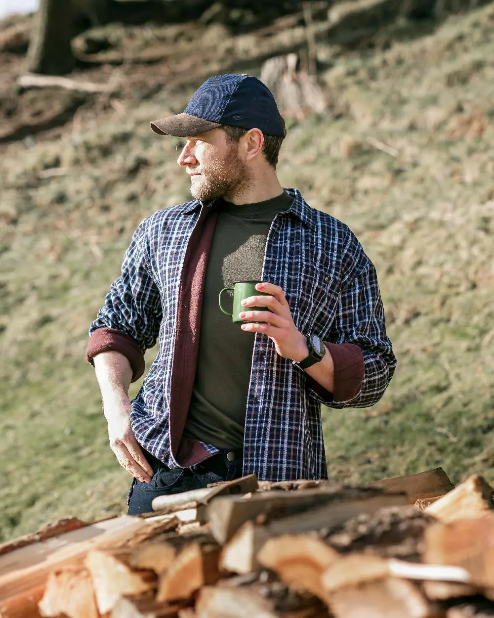 Hoggs of Fife Micro Fleece Lined Shirt