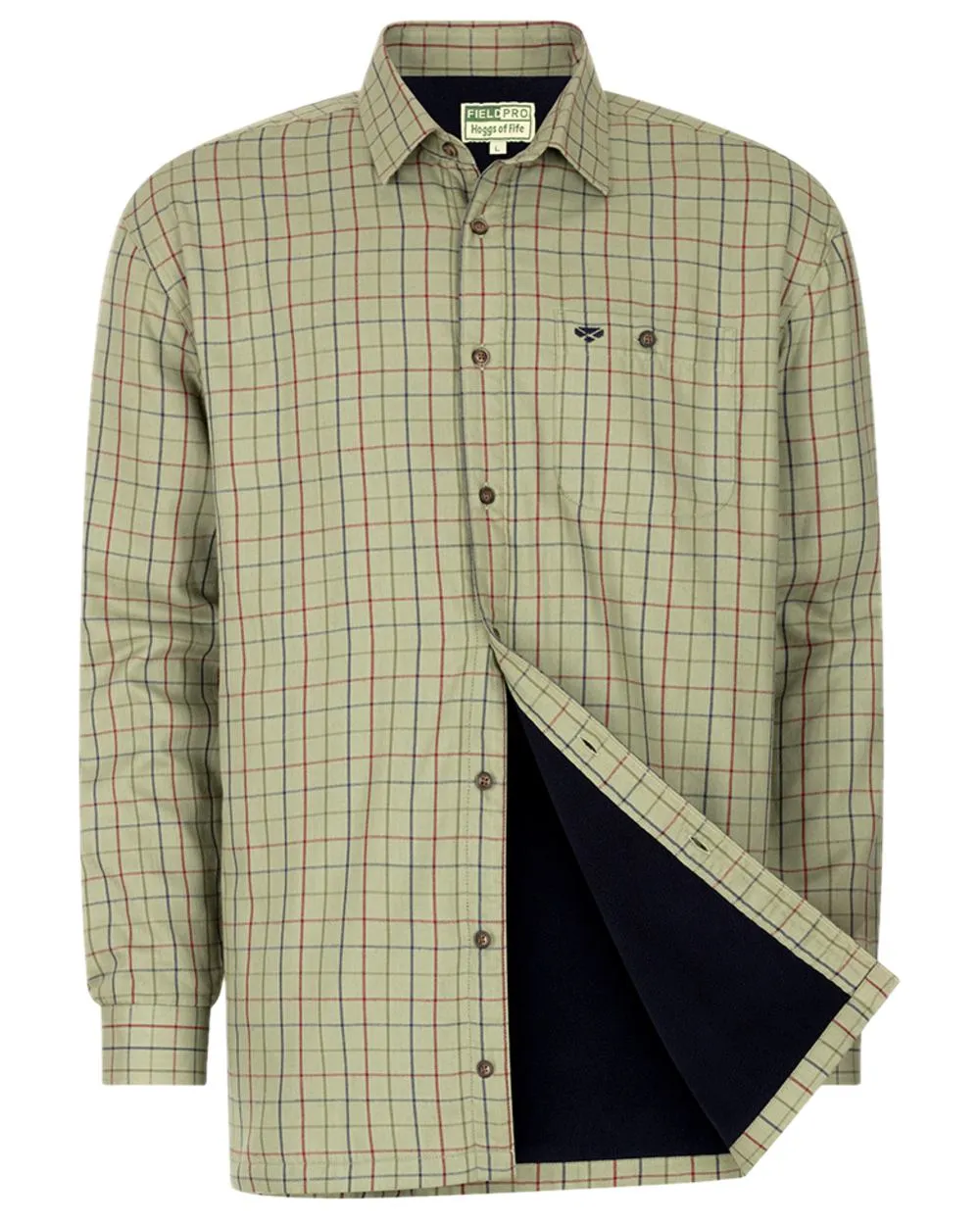 Hoggs of Fife Micro Fleece Lined Shirt