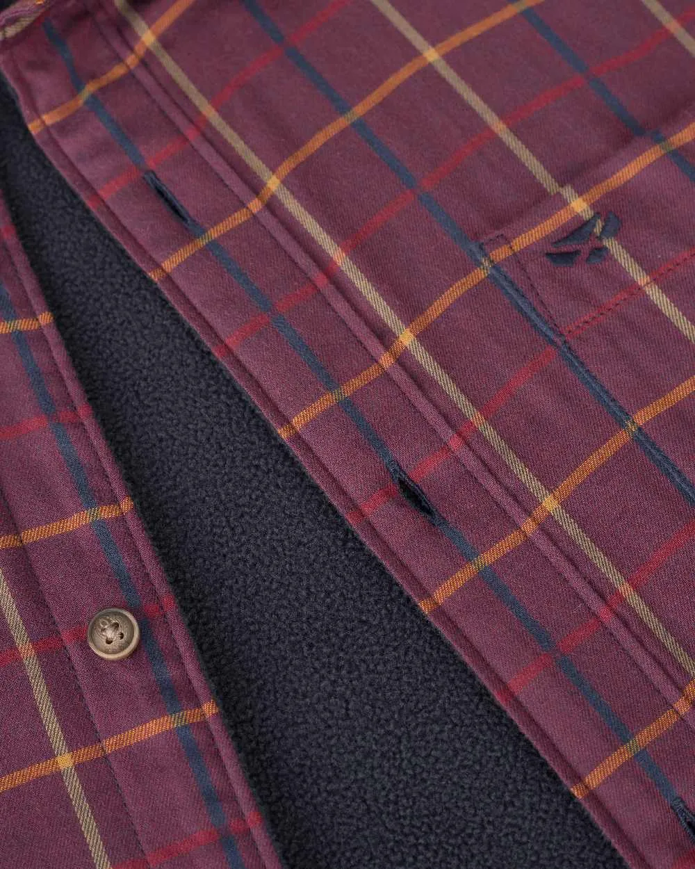 Hoggs of Fife Micro Fleece Lined Shirt