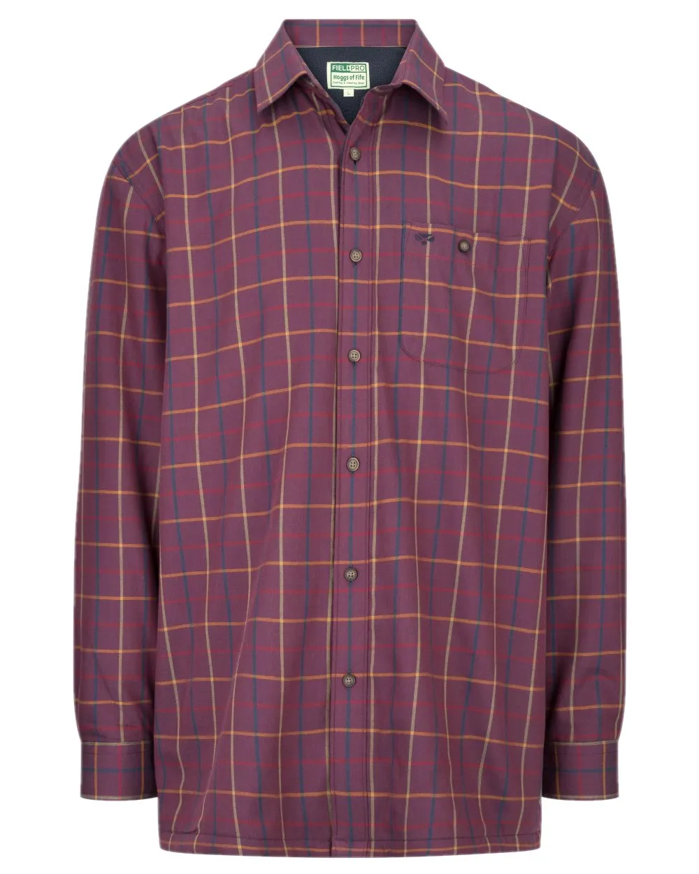 Hoggs of Fife Micro Fleece Lined Shirt