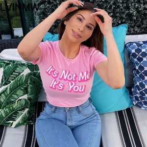 It's Not Me It's You, Casual Crop Top Tee