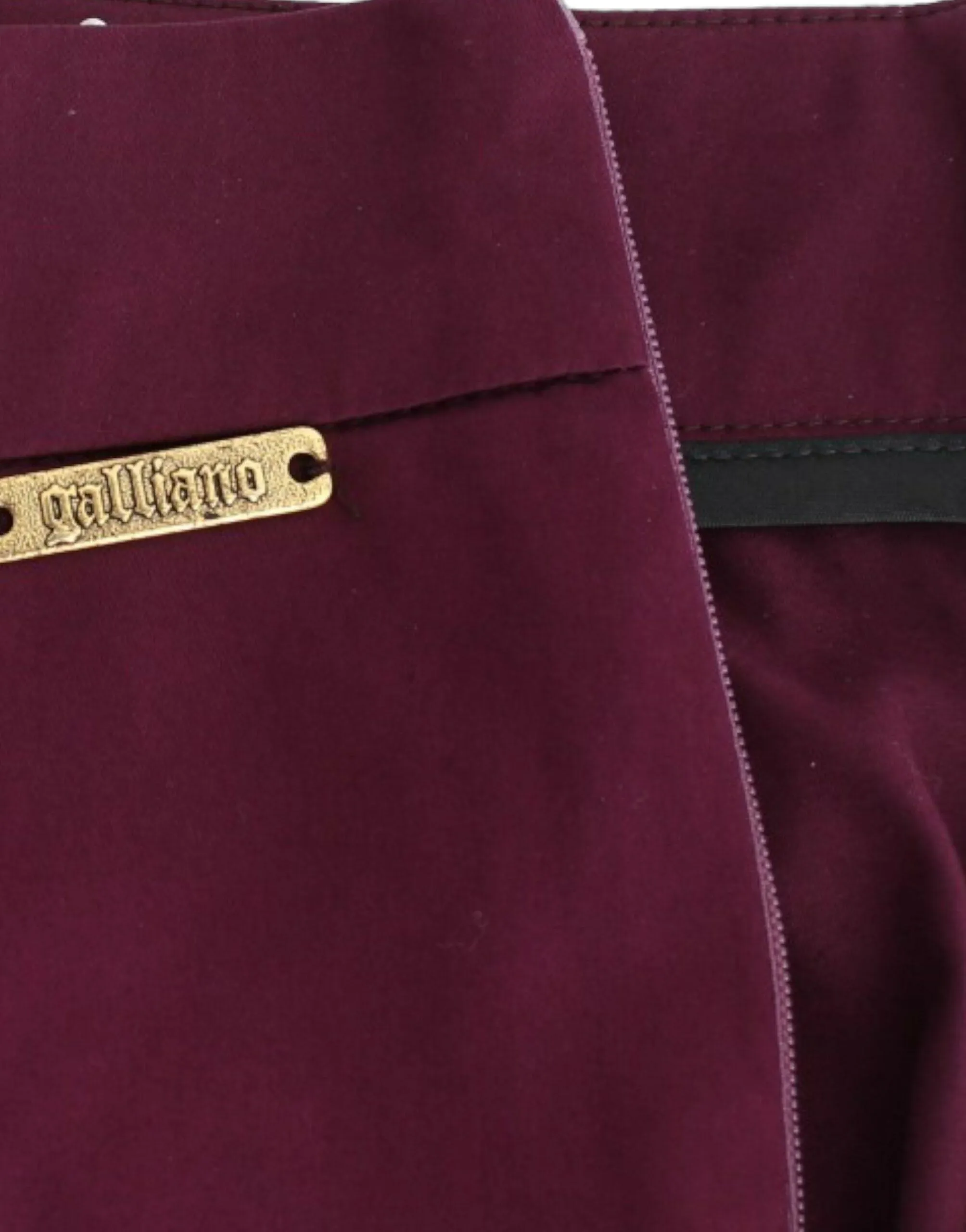 John Galliano Elegant Purple Slim Pants