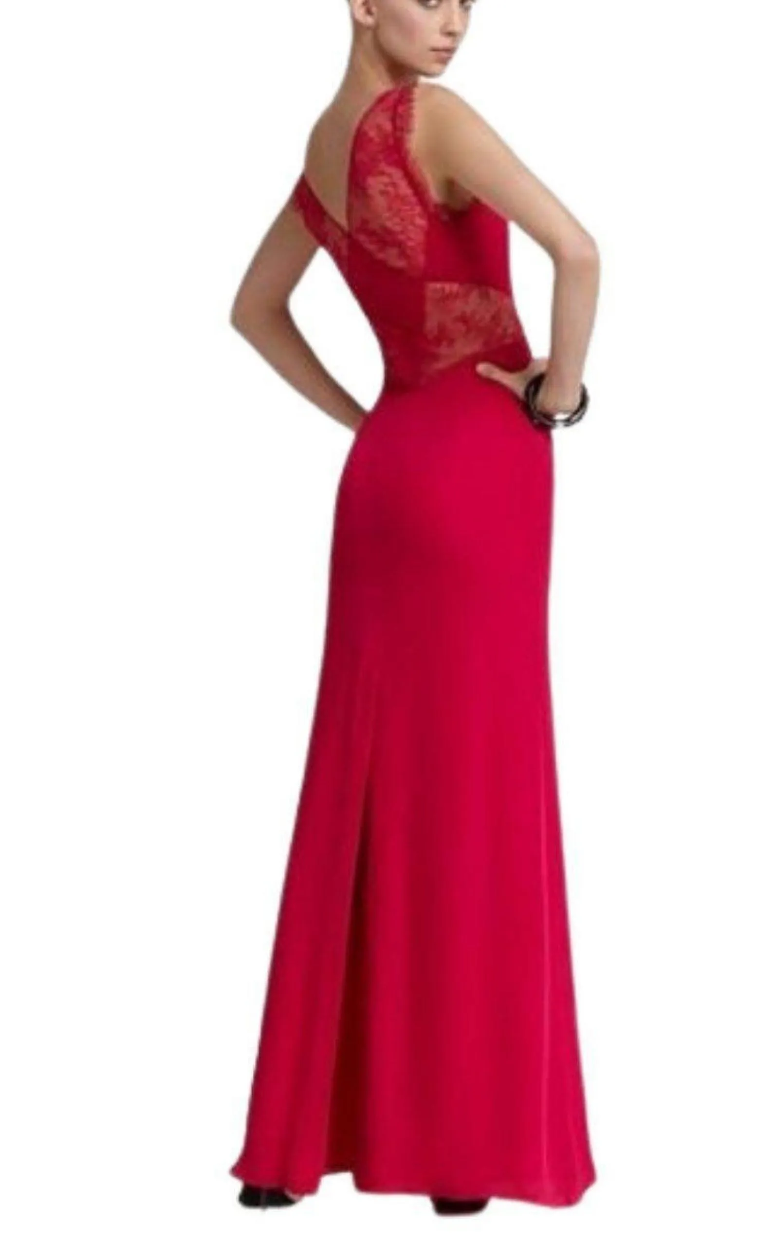 Karey Maxi Lace Detail Turkish Pink Dress