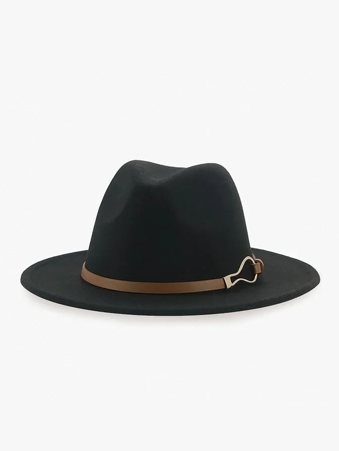 Leanna Buckle Fedora Hat