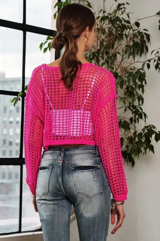 Lillia Crochet Crop Top