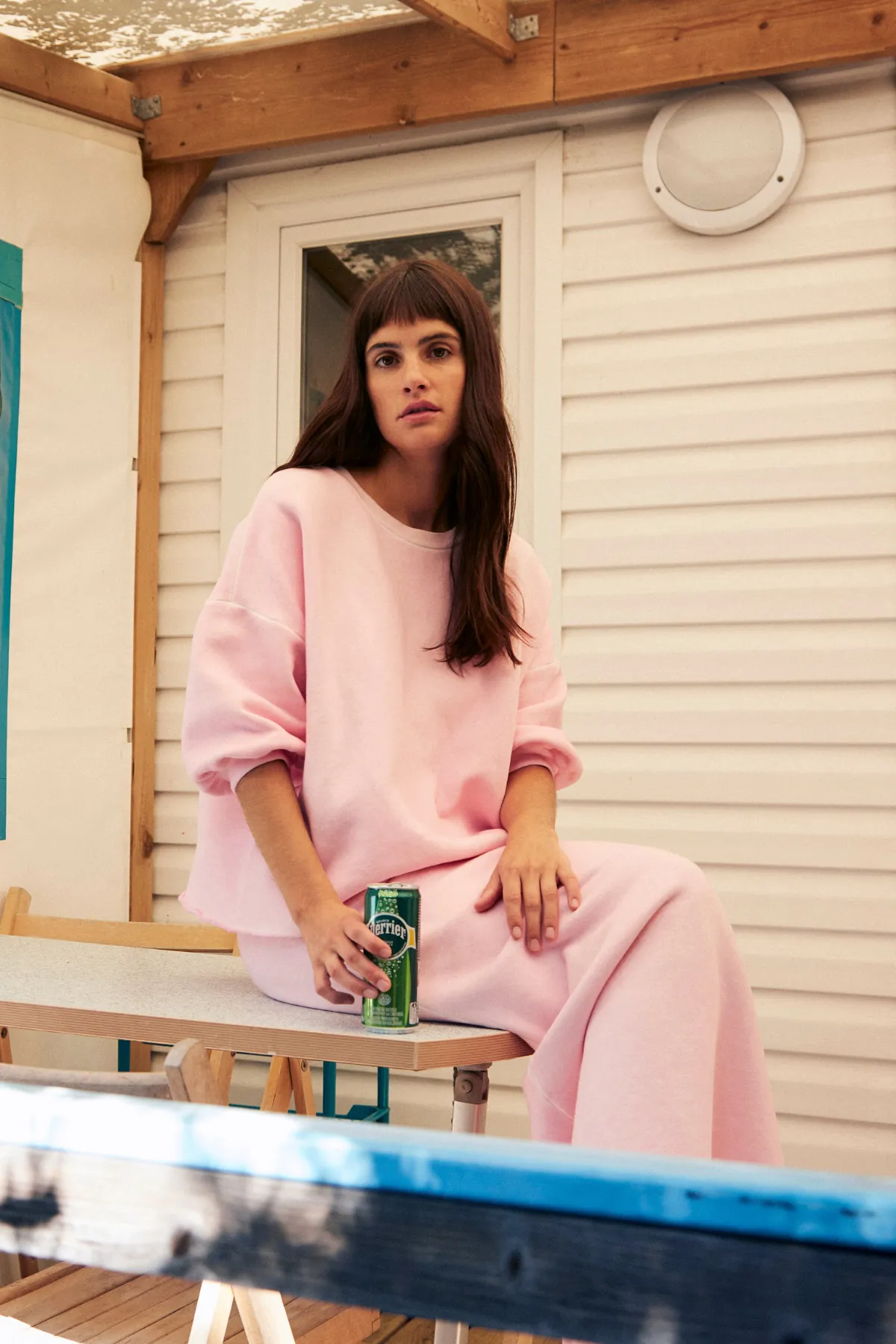 Liv Sweatshirt 3/4 Sleeves | Light Pink