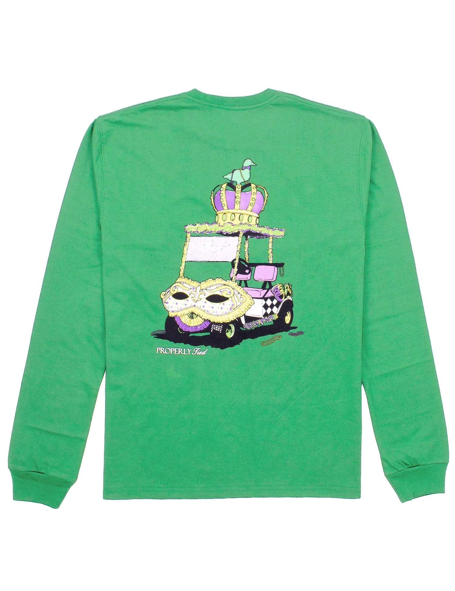 Mardi Cart Properly Tied Long-Sleeve T-shirt for Kids