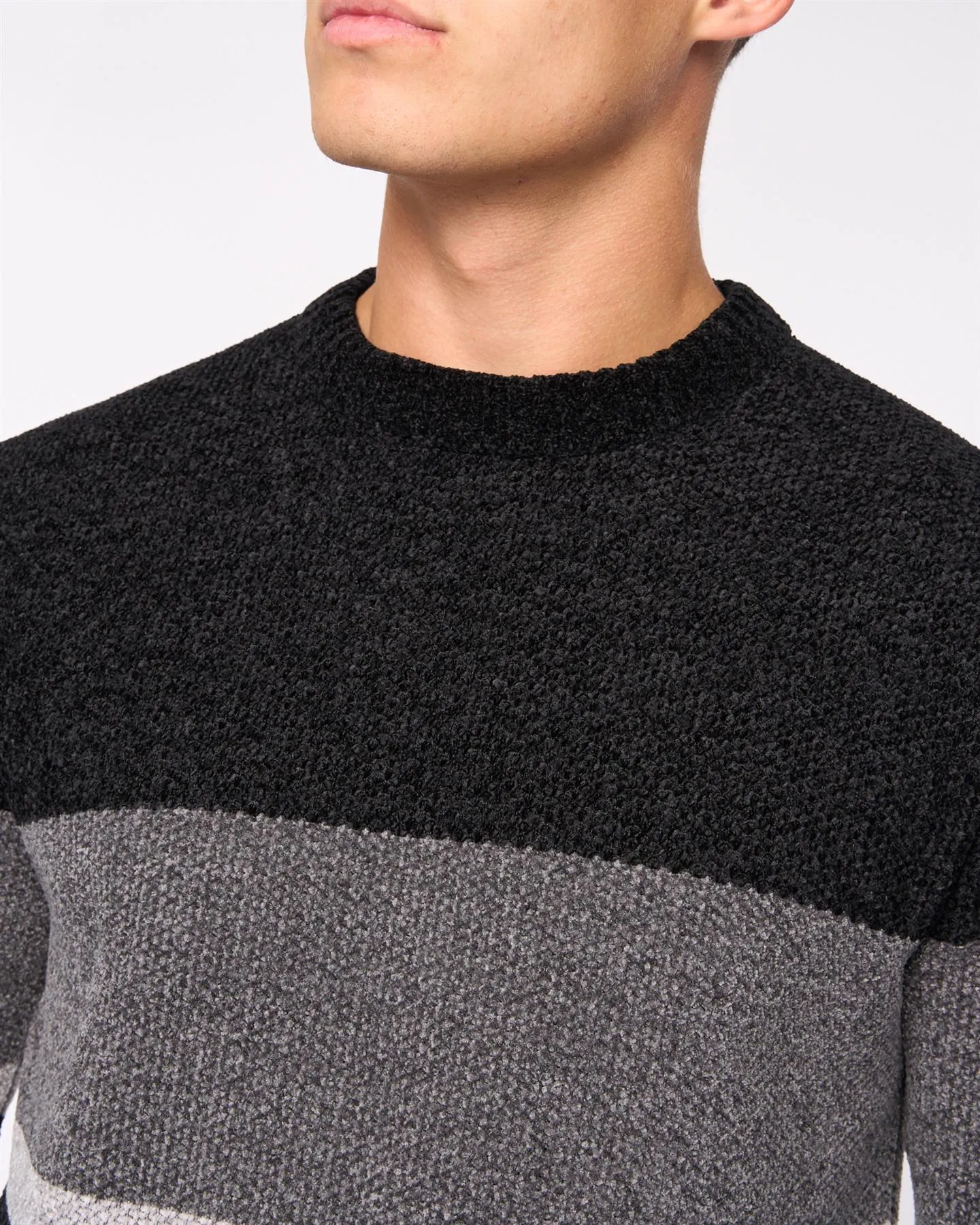 Mens  Kirkman Crew Knit Black