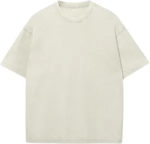Men's Oversized Cotton T-Shirts Loose Fit Vintage Washed Tee Unisex Short Sleeve Casual Shirts Tops