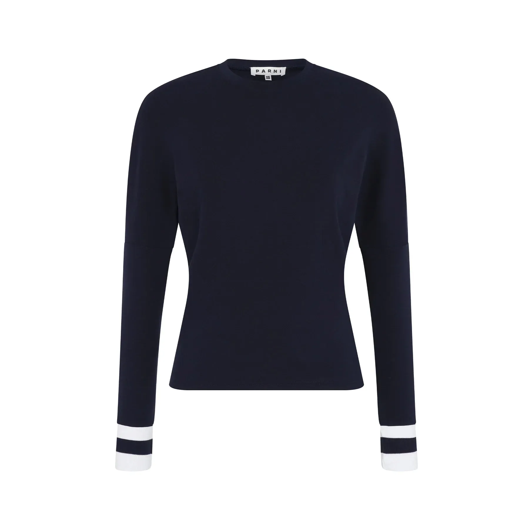 PAR-T349 BLACK SLEEVED CUFF TOP