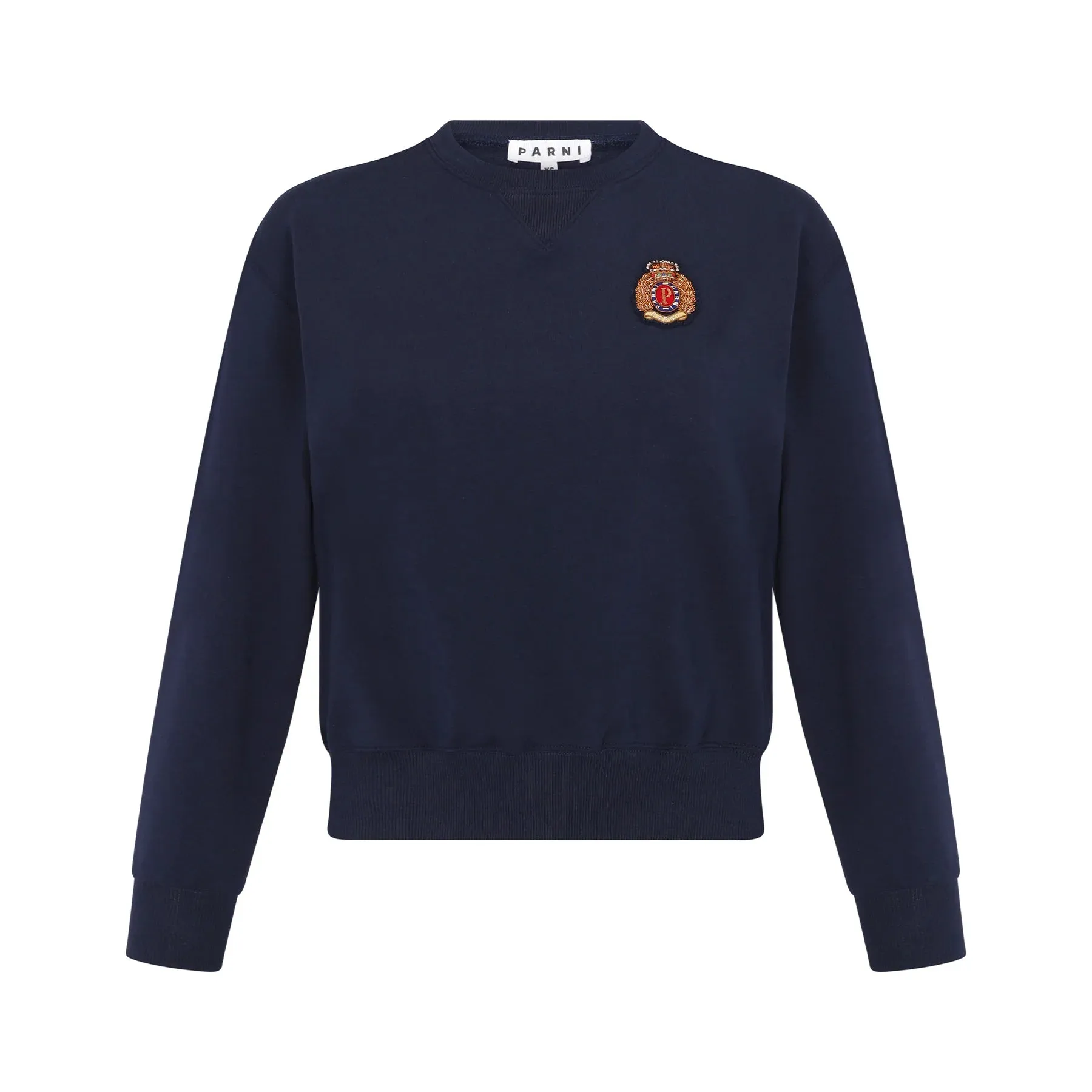 PAR-T398 BLACK EMBLEM SWEATSHIRT