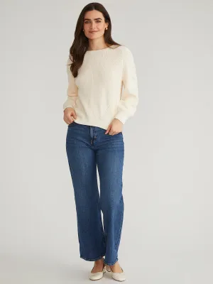 Phoebe Lace Back Pullover