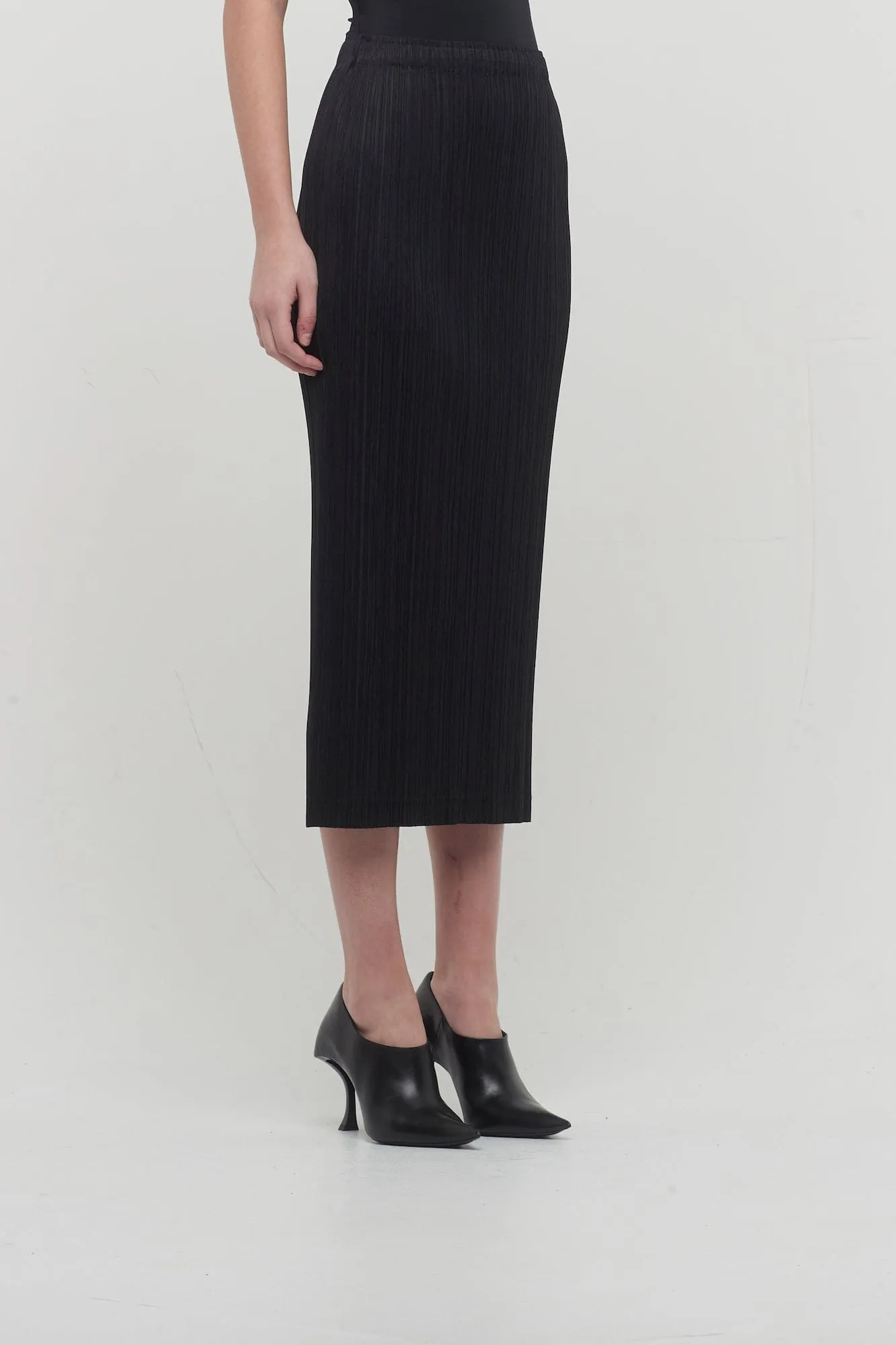 Pleats Please Issey Miyake Thicker Bottoms Skirt in Black