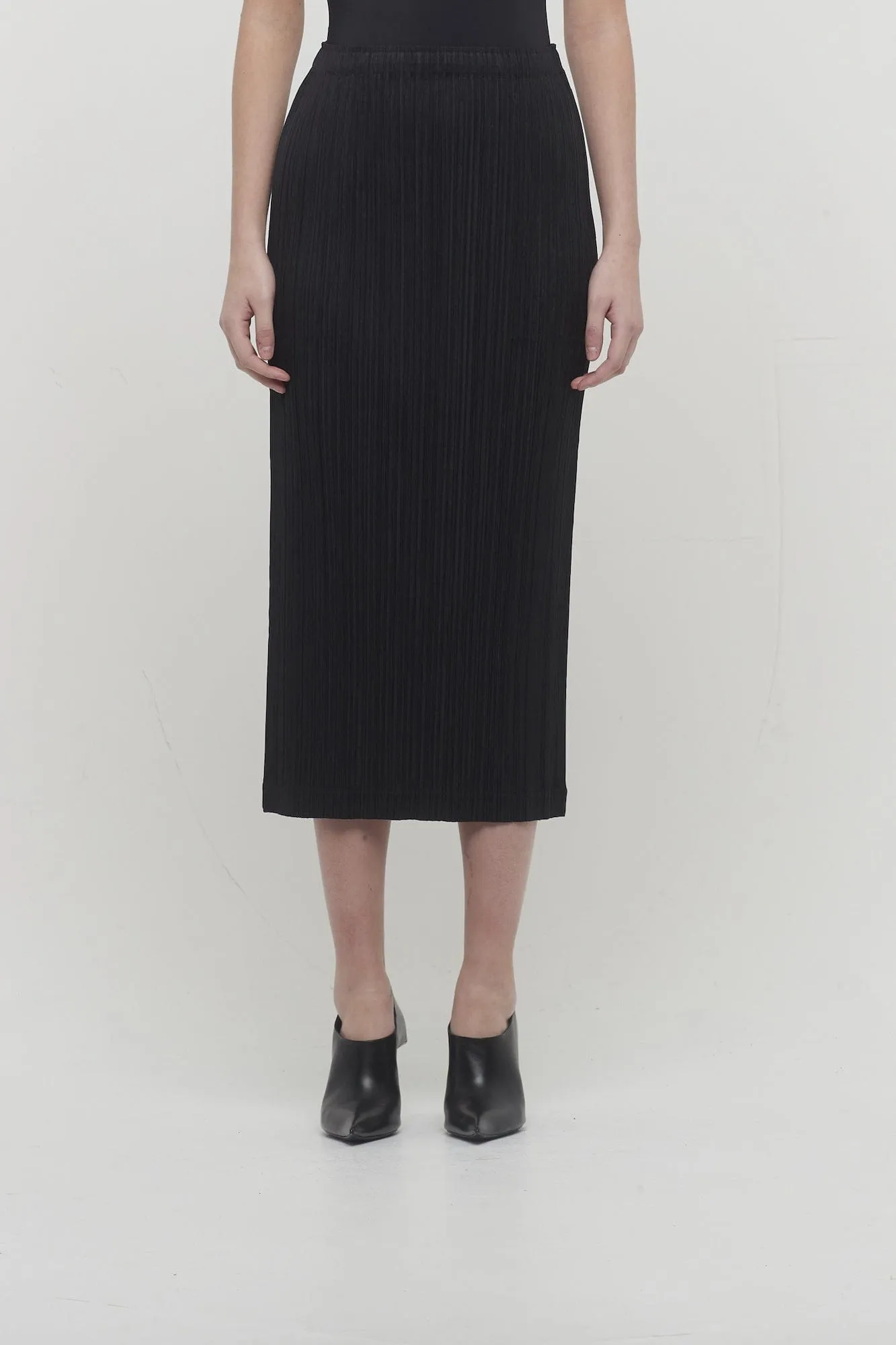 Pleats Please Issey Miyake Thicker Bottoms Skirt in Black