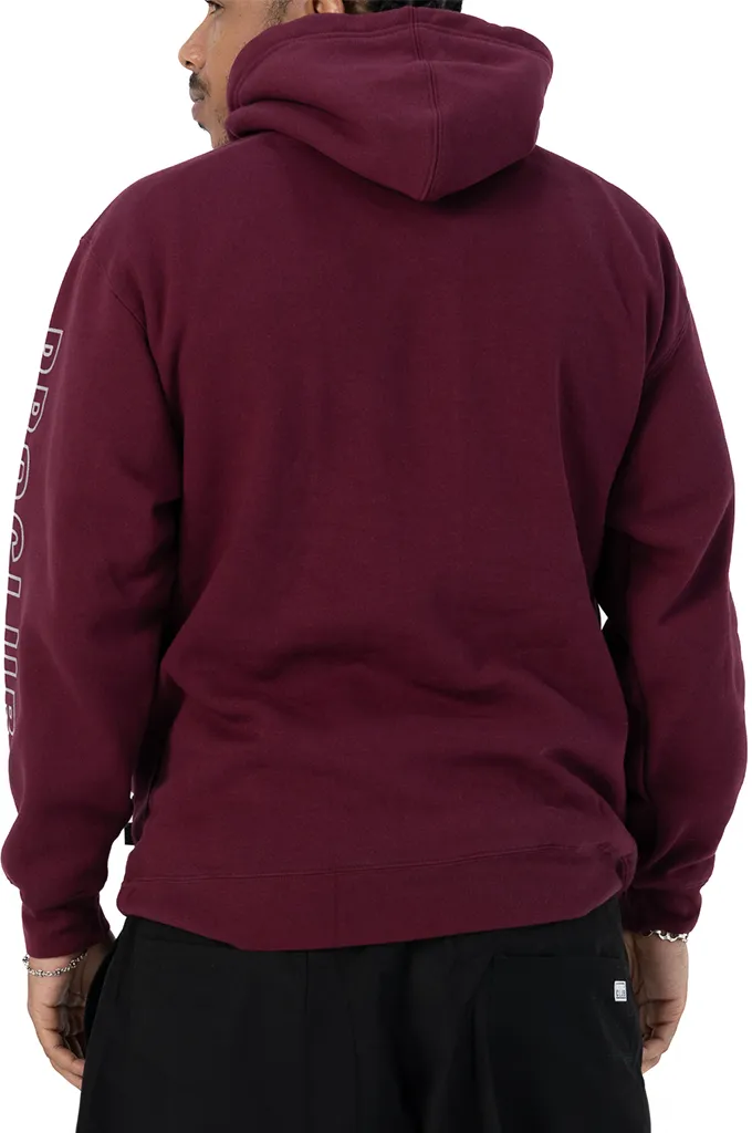 Pro Club Men's Embroidered Logo Heavyweight Pullover Hoodie