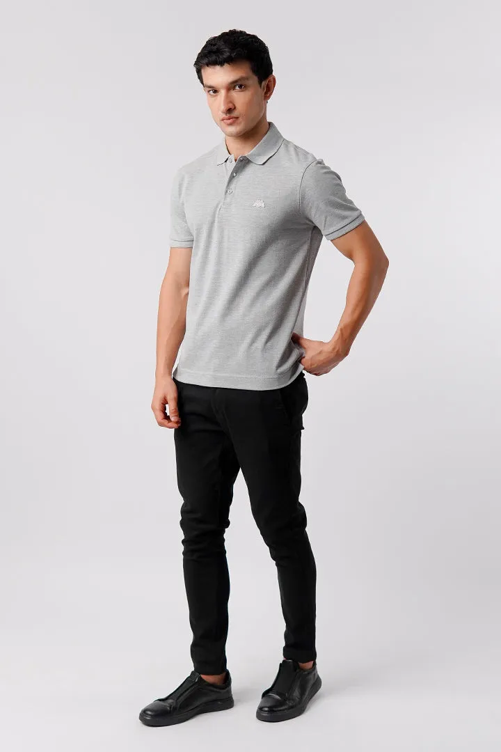 Regular Fit Polo Shirt - Heather Grey