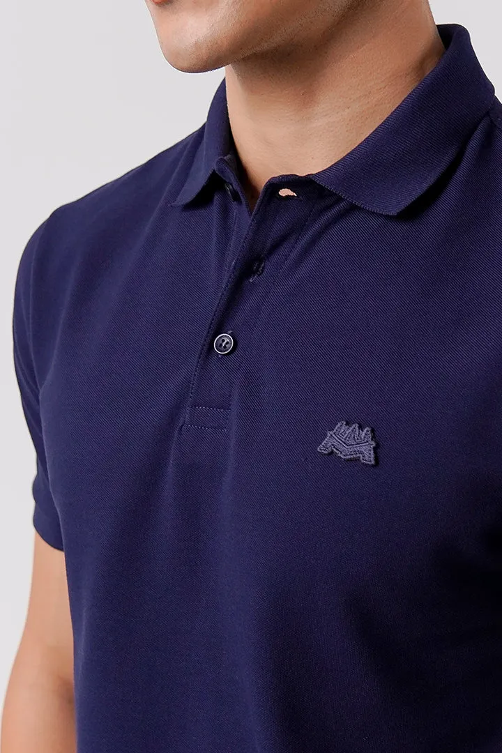 Regular Fit Polo Shirt - Navy Blue
