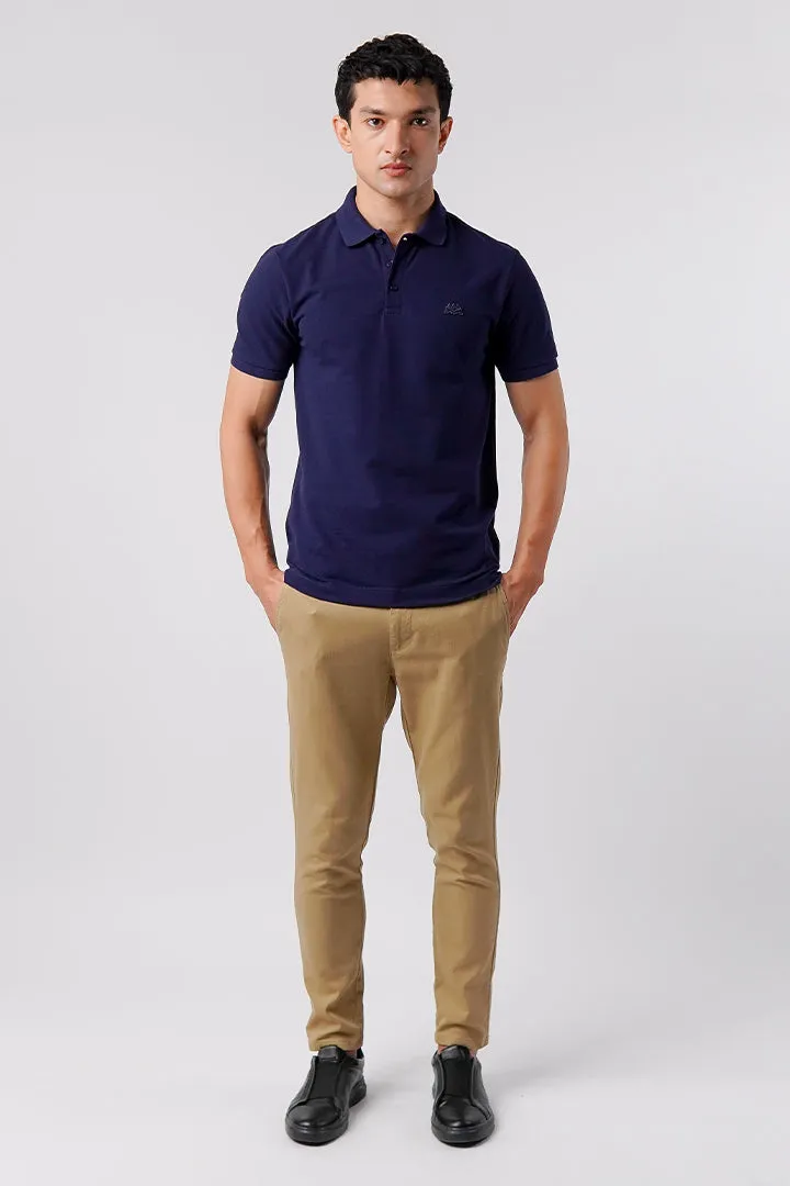Regular Fit Polo Shirt - Navy Blue