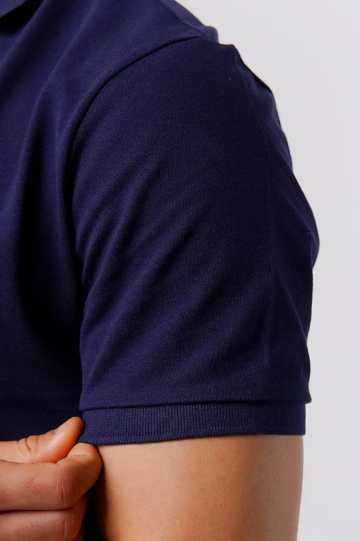 Regular Fit Polo Shirt - Navy Blue