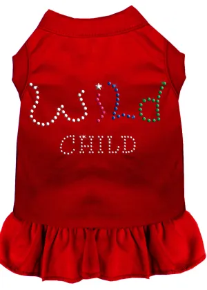 Rhinestone Wild Child Dress Red Xxxl