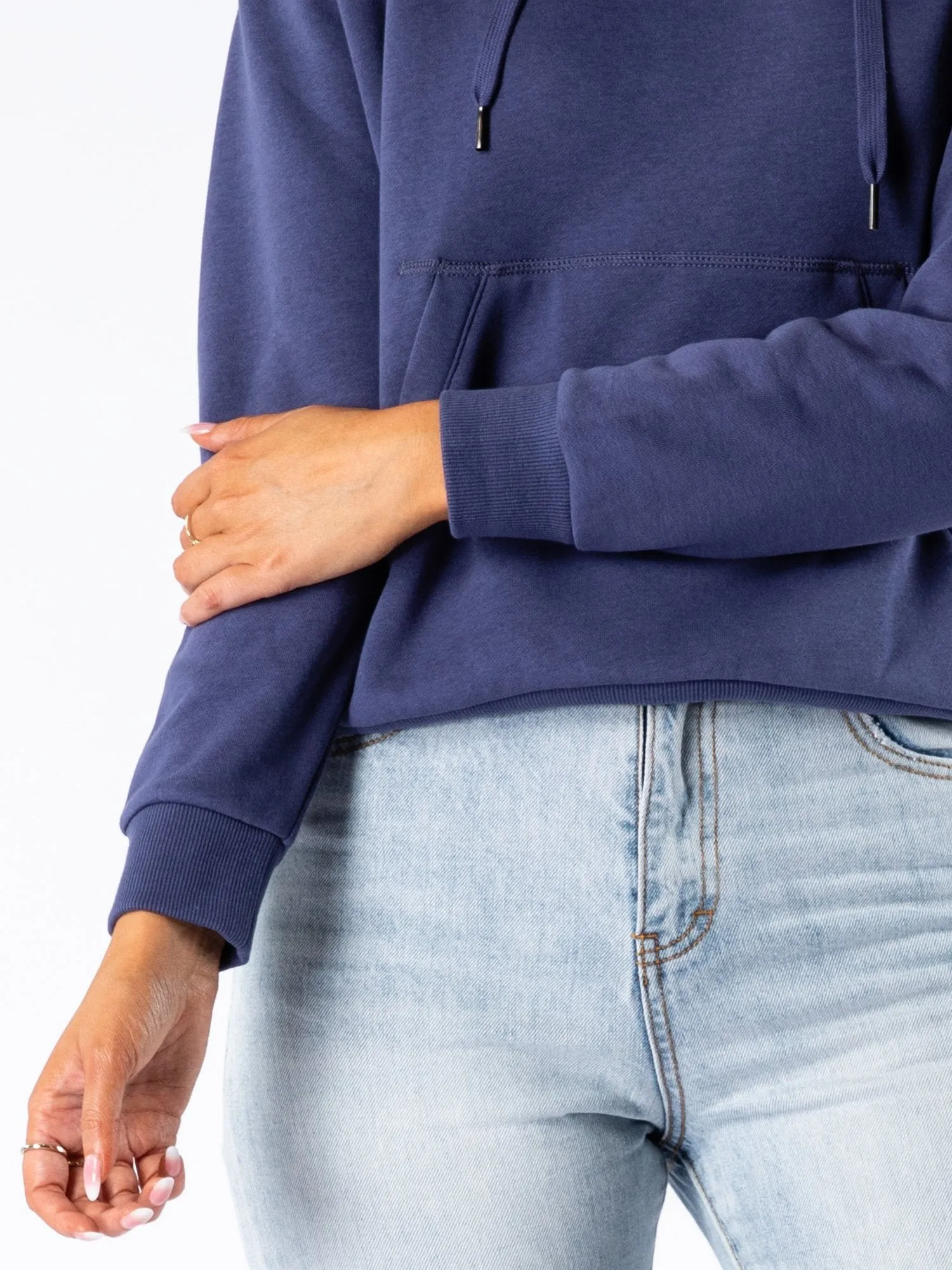 Rusty Essentials Hooded Fleece - Crown Blue